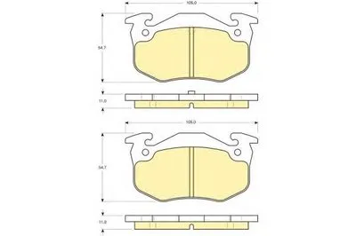 Комплект тормозных колодок, дисковый тормоз GIRLING купить