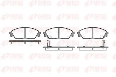 Комплект тормозных колодок, дисковый тормоз KAWE купить