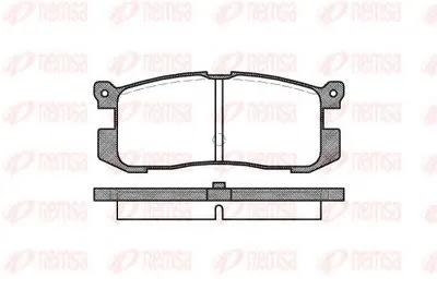 Комплект тормозных колодок, дисковый тормоз KAWE купить