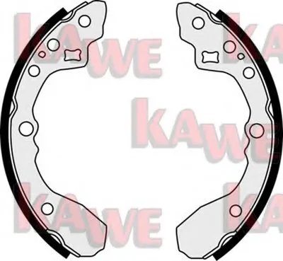 Комплект тормозных колодок KAWE купить