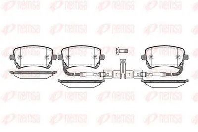 Комплект тормозных колодок, дисковый тормоз KAWE купить