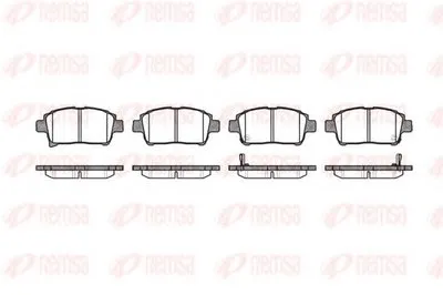 Комплект тормозных колодок, дисковый тормоз KAWE купить