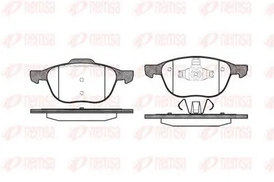Комплект тормозных колодок, дисковый тормоз KAWE купить