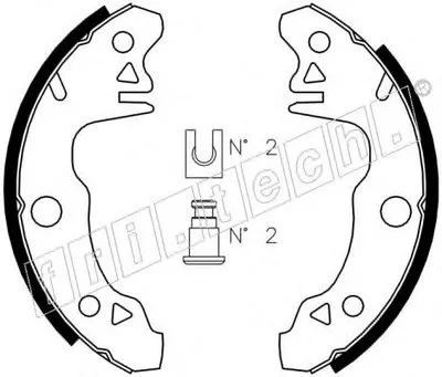 Комплект тормозных колодок fri.tech. купить
