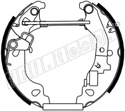 Комплект тормозных колодок FAST KIT fri.tech. купить