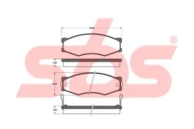 Комплект тормозных колодок, дисковый тормоз sbs купить