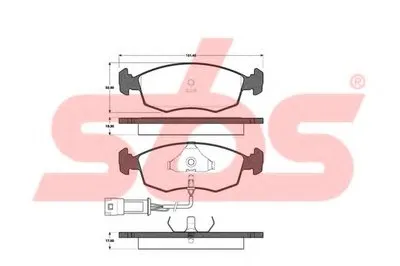 Комплект тормозных колодок, дисковый тормоз sbs купить