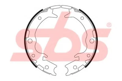 Комплект тормозных колодок, стояночная тормозная система sbs купить