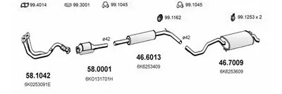 Система выпуска ОГ ASSO купить