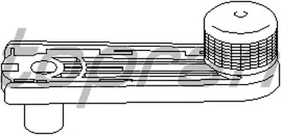 Ручка стеклоподъемника TOPRAN купить
