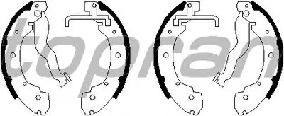 Комплект тормозных колодок TOPRAN купить