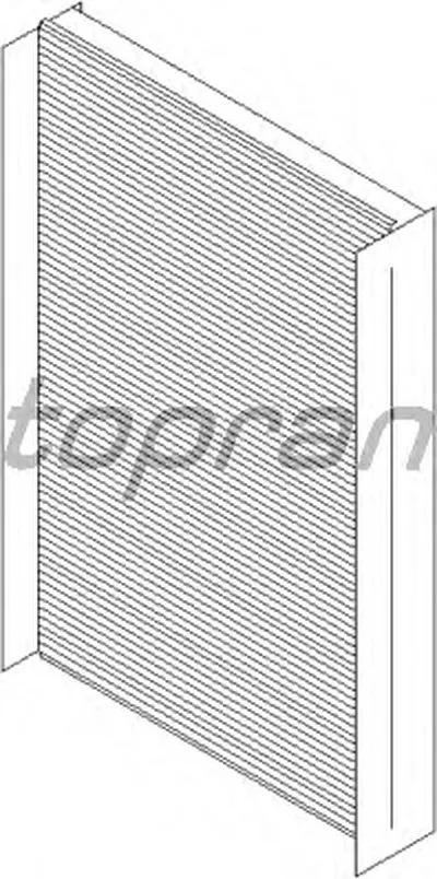 Фильтр, воздух во внутренном пространстве TOPRAN купить