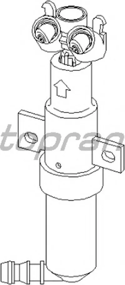 Распылитель воды для чистки, система очистки фар TOPRAN купить