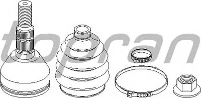 Шарнирный комплект, приводной вал TOPRAN купить