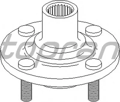 ? колесн. ступицы = TOPRAN купить