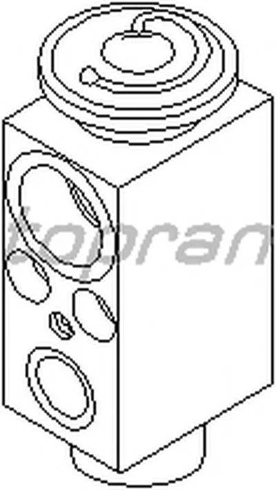 Расширительный клапан, кондиционер TOPRAN купить