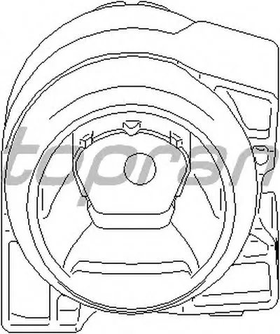 Кронштейн двигателя TOPRAN купить