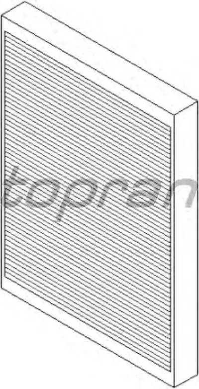 Фильтр, воздух во внутренном пространстве TOPRAN купить