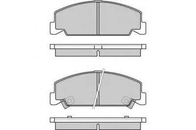Комплект тормозных колодок, дисковый тормоз E.T.F. купить