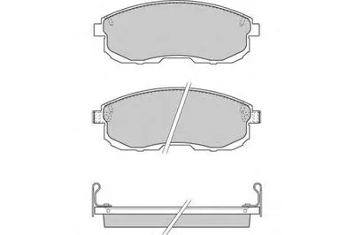 Комплект тормозных колодок, дисковый тормоз E.T.F. купить