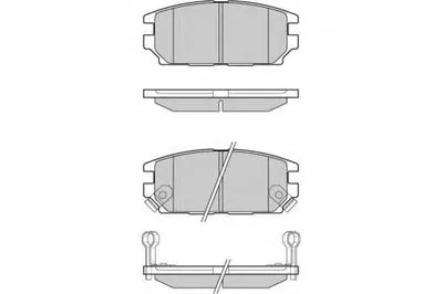 Комплект тормозных колодок, дисковый тормоз E.T.F. купить