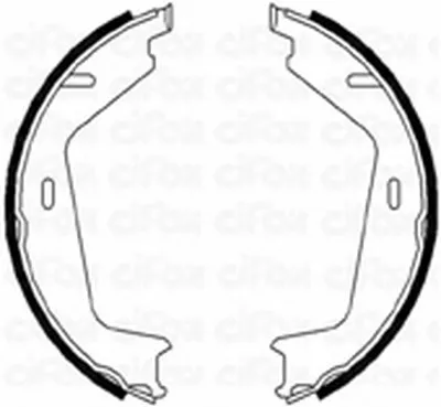 Комплект тормозных колодок, стояночная тормозная система CIFAM купить