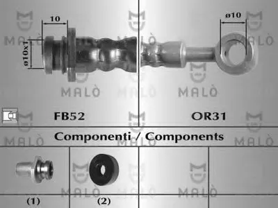 Тормозной шланг MALÒ купить