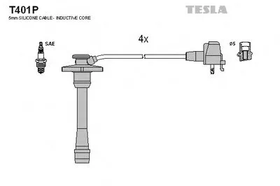 Комплект проводов зажигания TESLA купить