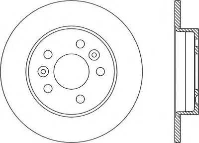 Тормозной диск ADAPTIVE OPEN PARTS купить