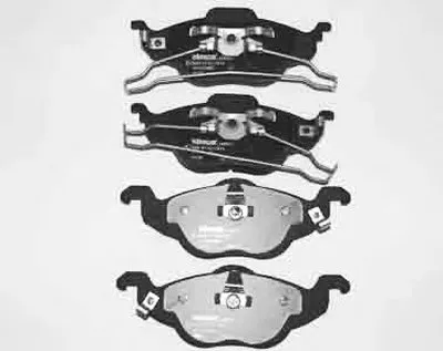 Комплект тормозных колодок, дисковый тормоз KLAXCAR FRANCE купить