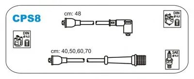 Комплект проводов зажигания JANMOR купить