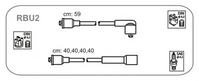 Комплект проводов зажигания JANMOR купить