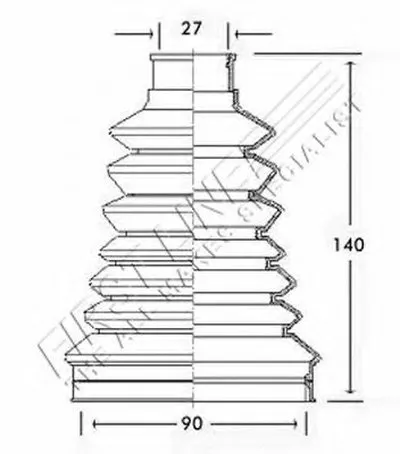Пыльник, приводной вал FIRST LINE купить