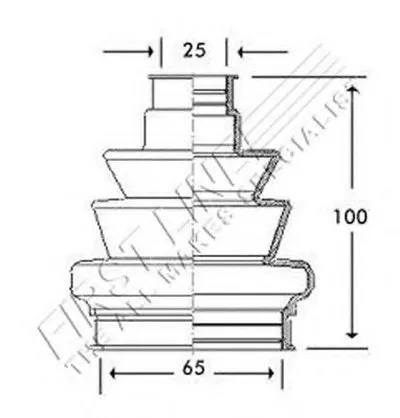Пыльник, приводной вал FIRST LINE купить