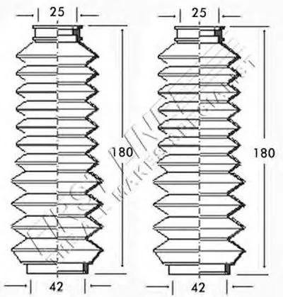 Пыльник, рулевое управление FIRST LINE купить