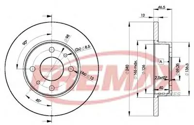 Тормозной диск Premium Carbon + FREMAX купить