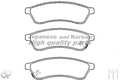 Комплект тормозных колодок, дисковый тормоз ASHUKI купить