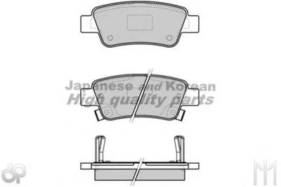 Комплект тормозных колодок, дисковый тормоз ASHUKI купить