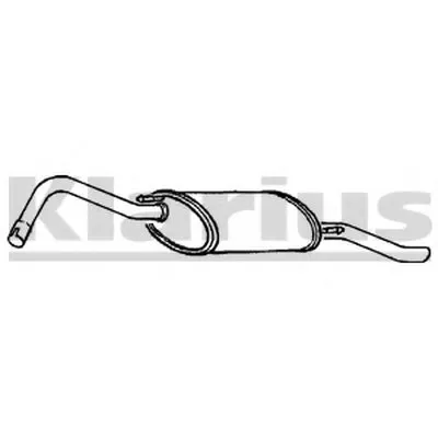 Глушитель выхлопных газов конечный KLARIUS купить