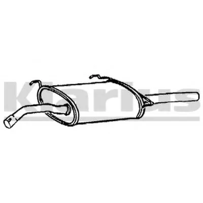 Глушитель выхлопных газов конечный KLARIUS купить