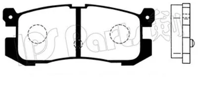 Комплект тормозных колодок, дисковый тормоз IPS Parts IPS Parts купить