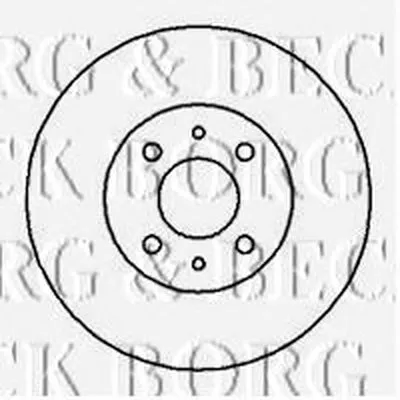 Тормозной диск BORG & BECK купить