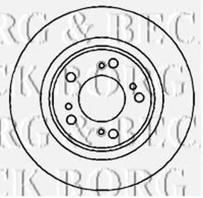 Тормозной диск BORG & BECK купить