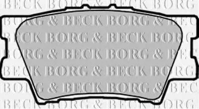 Комплект тормозных колодок, дисковый тормоз BORG & BECK купить