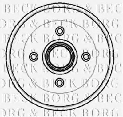 Тормозной барабан BORG & BECK купить