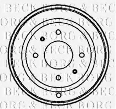 Тормозной барабан BORG & BECK купить