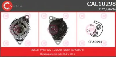 Генератор GENUINE SERIES CASCO купить