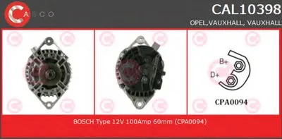 Генератор GENUINE SERIES CASCO купить