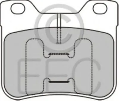 Комплект тормозных колодок, дисковый тормоз EEC купить