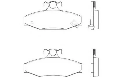 Комплект тормозных колодок, дисковый тормоз WAGNER купить